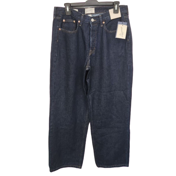 Universal Thread Denim - Universal Thread 90s Baggy Mid-Rise Straight Leg Jeans Blue Size 8